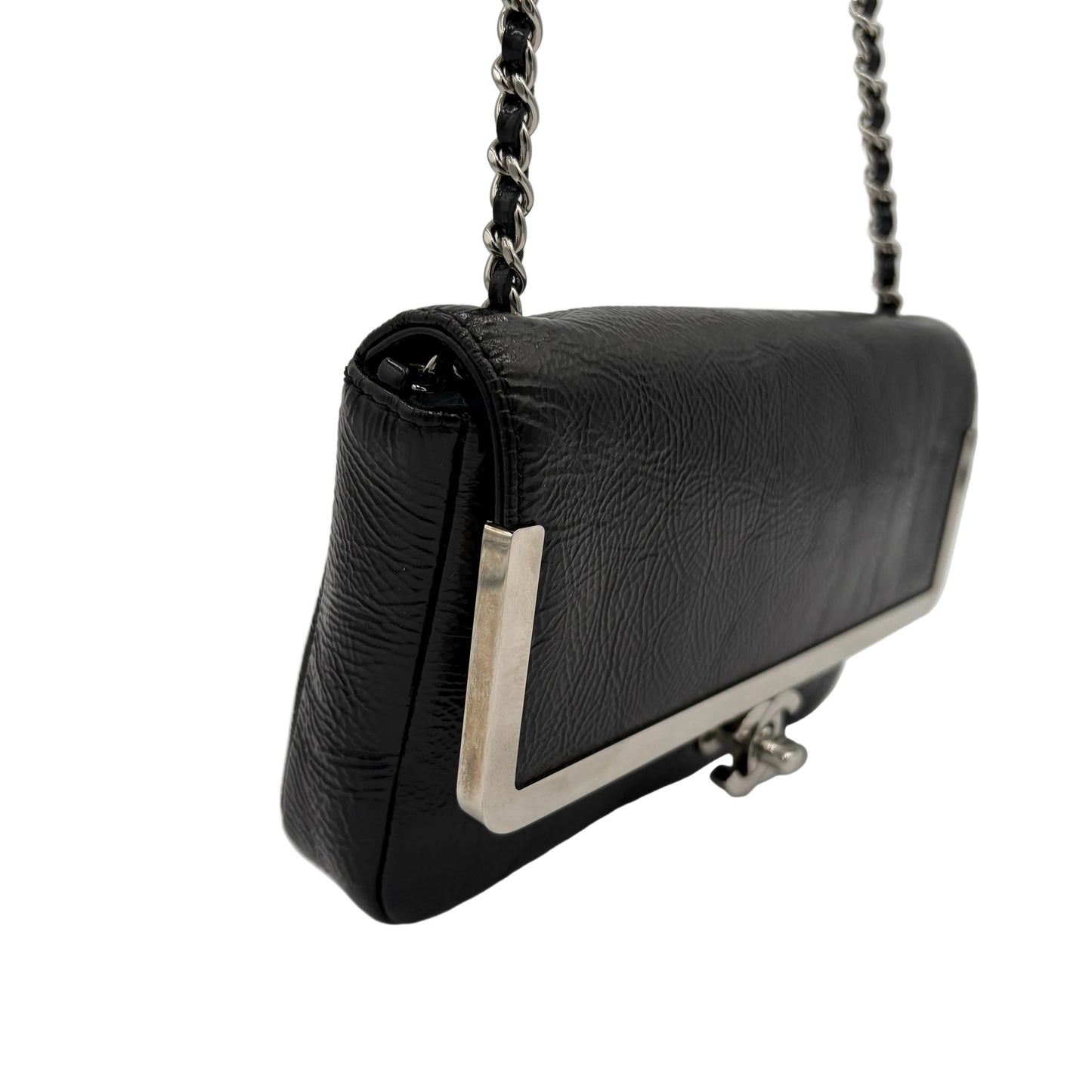 2006-08 Chanel Patent Frame Flap Bag
