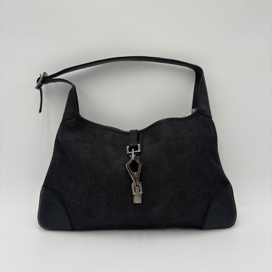 Vintage Gucci Denim Jackie Shoulder Bag