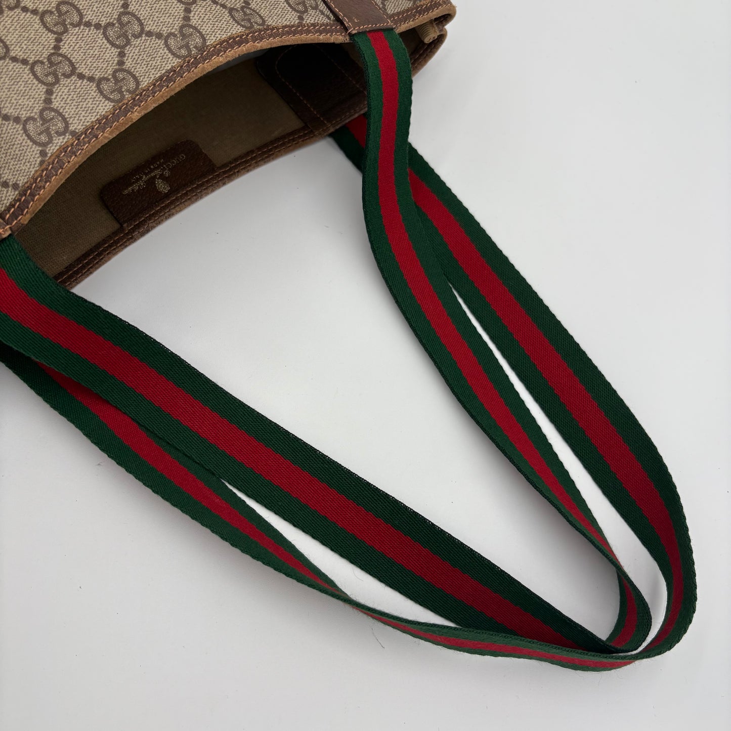 EXCELLENT 80's Gucci Sherry Line Tote Bag