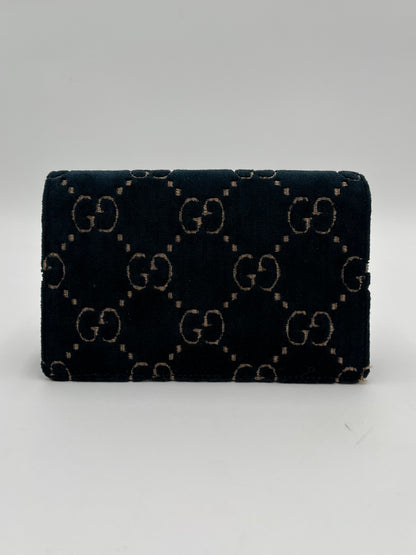 Gucci Super Mini Velvet Dionysus Flap Bag