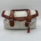 Coach Soho Leather Satchel White/Brown