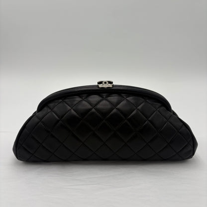 2006-08 Chanel Quilted Lambskin Timeless Kisslock Clutch