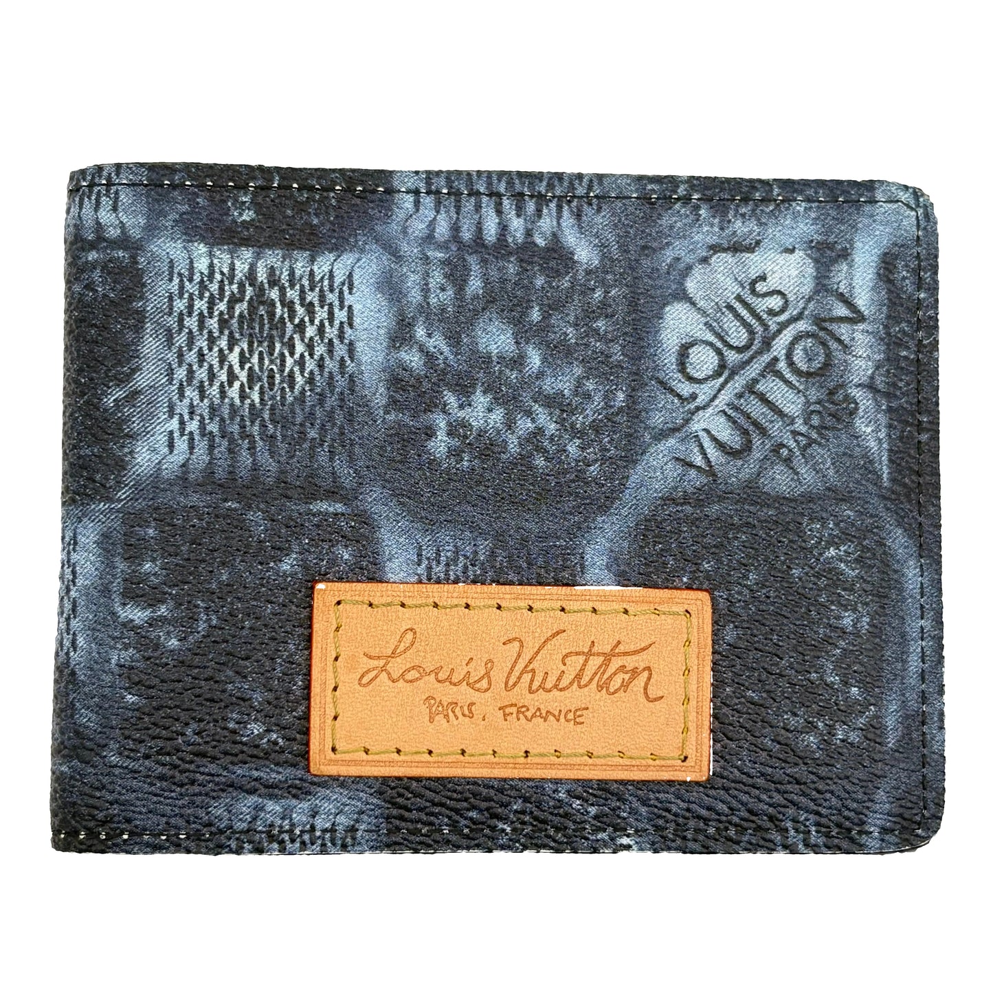 MIB Louis Vuitton Multiple Wallet Damier Salt Marine