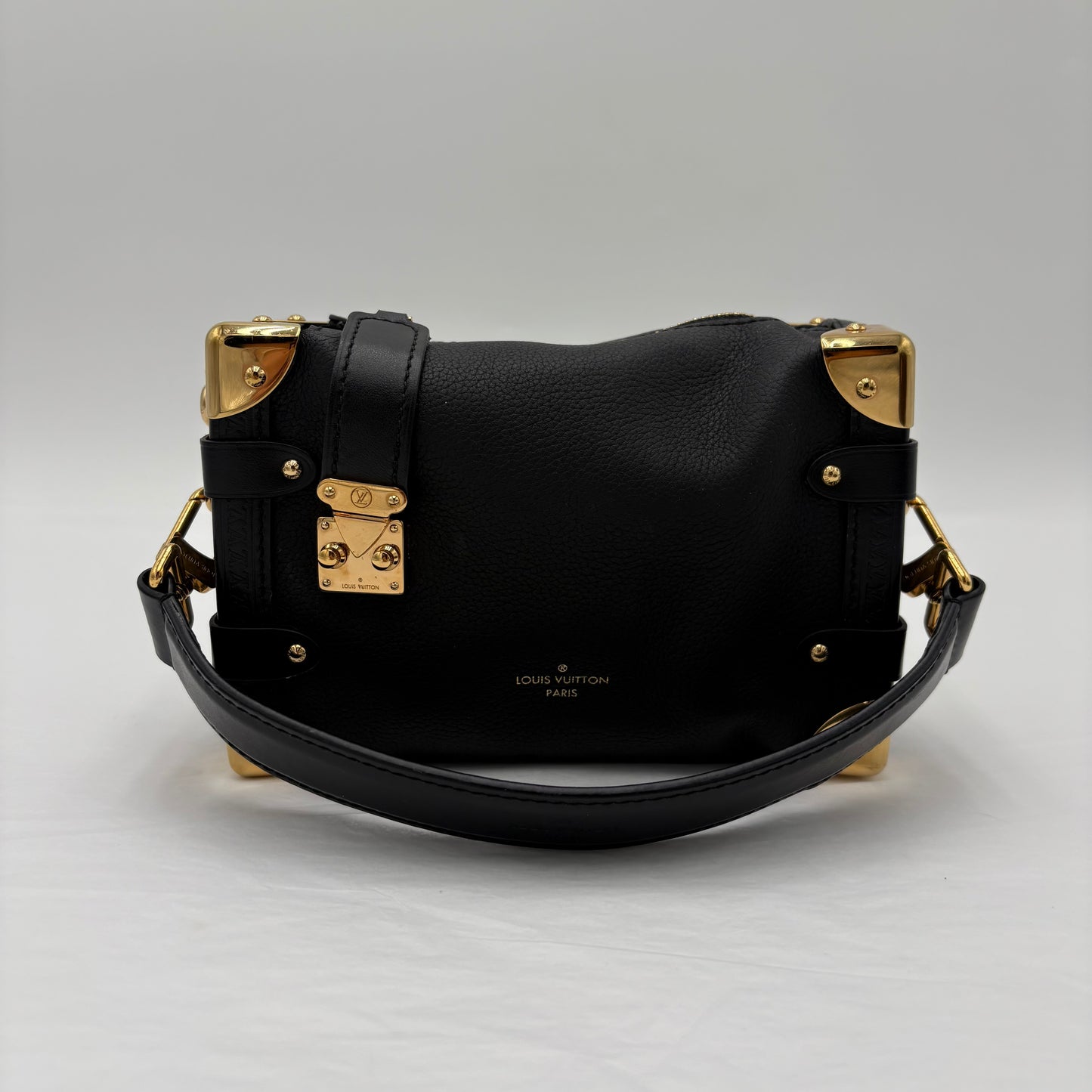 Louis Vuitton Calfskin Leather Side Trunk PM