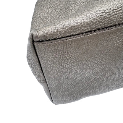 Gucci Soho Medium Leather Tote-Pewter