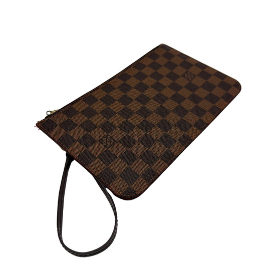2016 Louis Vuitton Wristlet Pouch Damier Ebene
