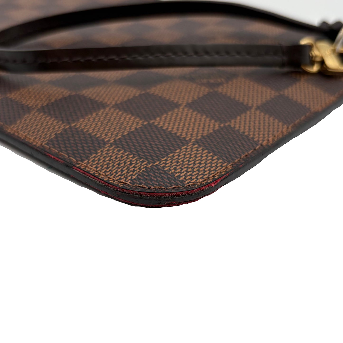 2016 Louis Vuitton Wristlet Pouch Damier Ebene