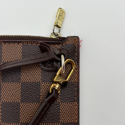 2016 Louis Vuitton Wristlet Pouch Damier Ebene