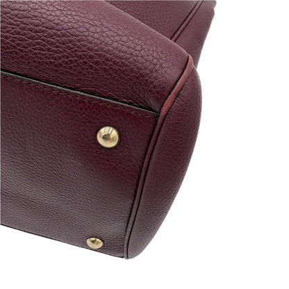Gucci Bamboo Shopper Tote Bag-Burgundy
