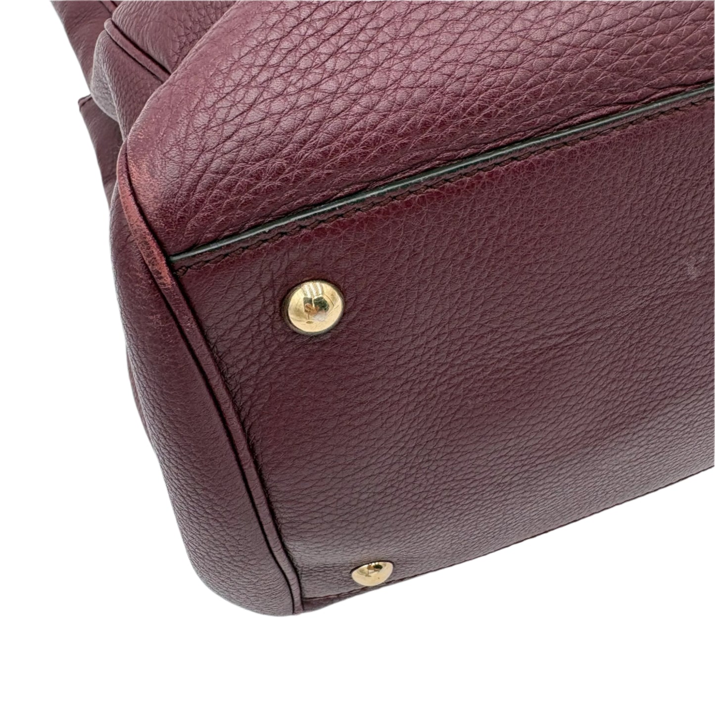 Gucci Bamboo Shopper Tote Bag-Burgundy