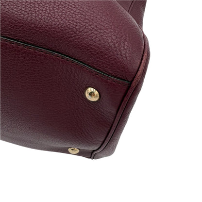 Gucci Bamboo Shopper Tote Bag-Burgundy