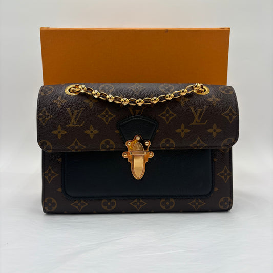 MIB Louis Vuitton Monogram Canvas Black Victoire Bag