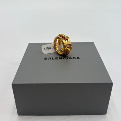 In Box Balenciaga B Chain 2.0 Ring