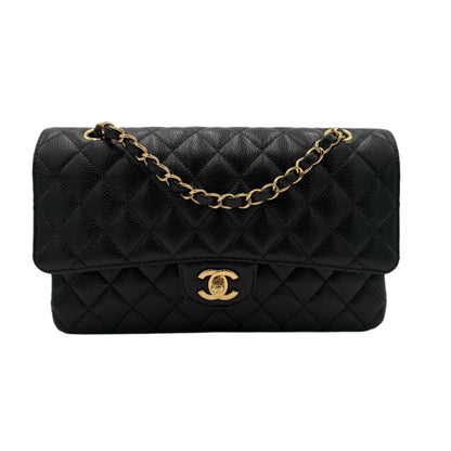 2020 Chanel Double Flap Classic Medium/Caviar