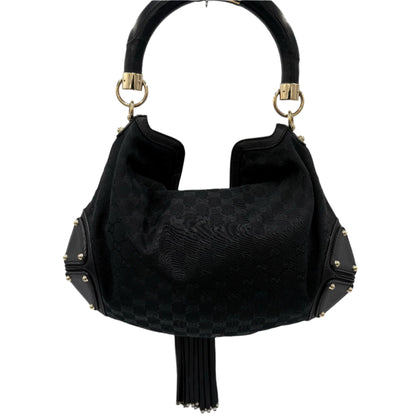 Gucci Indy Bamboo Tassel Handbag