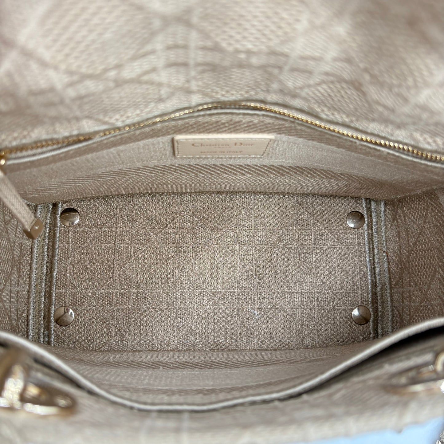 Christian Dior Lady D-Lite Bag w/Strap