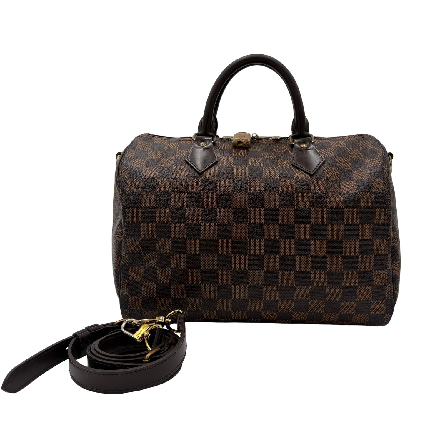 2013 Louis Vuitton Speedy Bandouliere 30 Damier Ebene