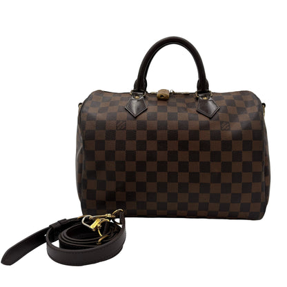 2013 Louis Vuitton Speedy Bandouliere 30 Damier Ebene