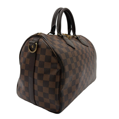 2013 Louis Vuitton Speedy Bandouliere 30 Damier Ebene