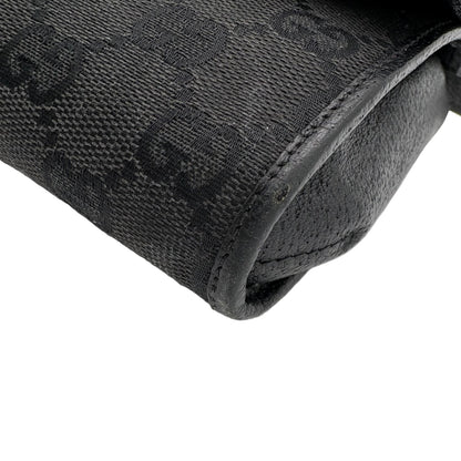 Gucci GG Canvas Lady Bamboo Clutch/Crossbody