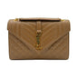 Saint Laurent Envelope Medium Matelassé Lambskin Bag