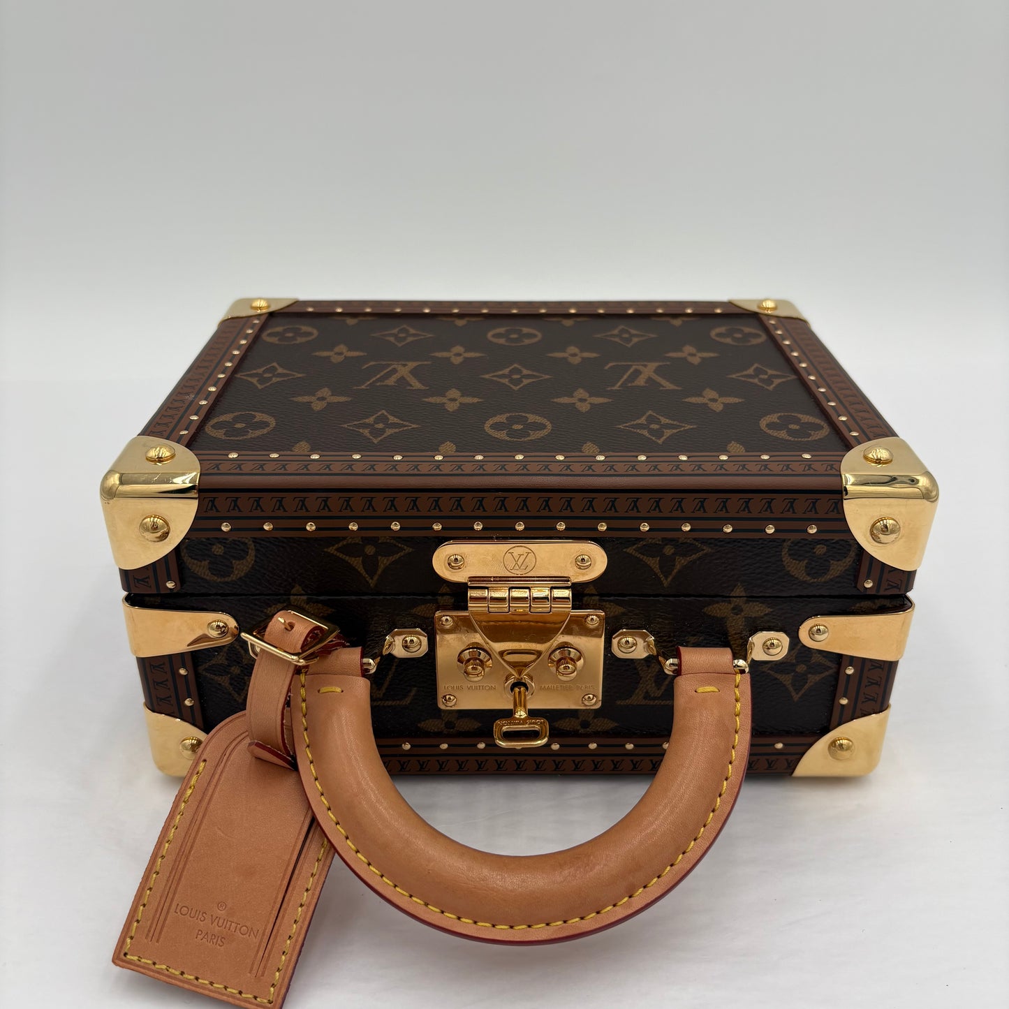 Louis Vuitton Petite Valise Monogram Trunk Purse