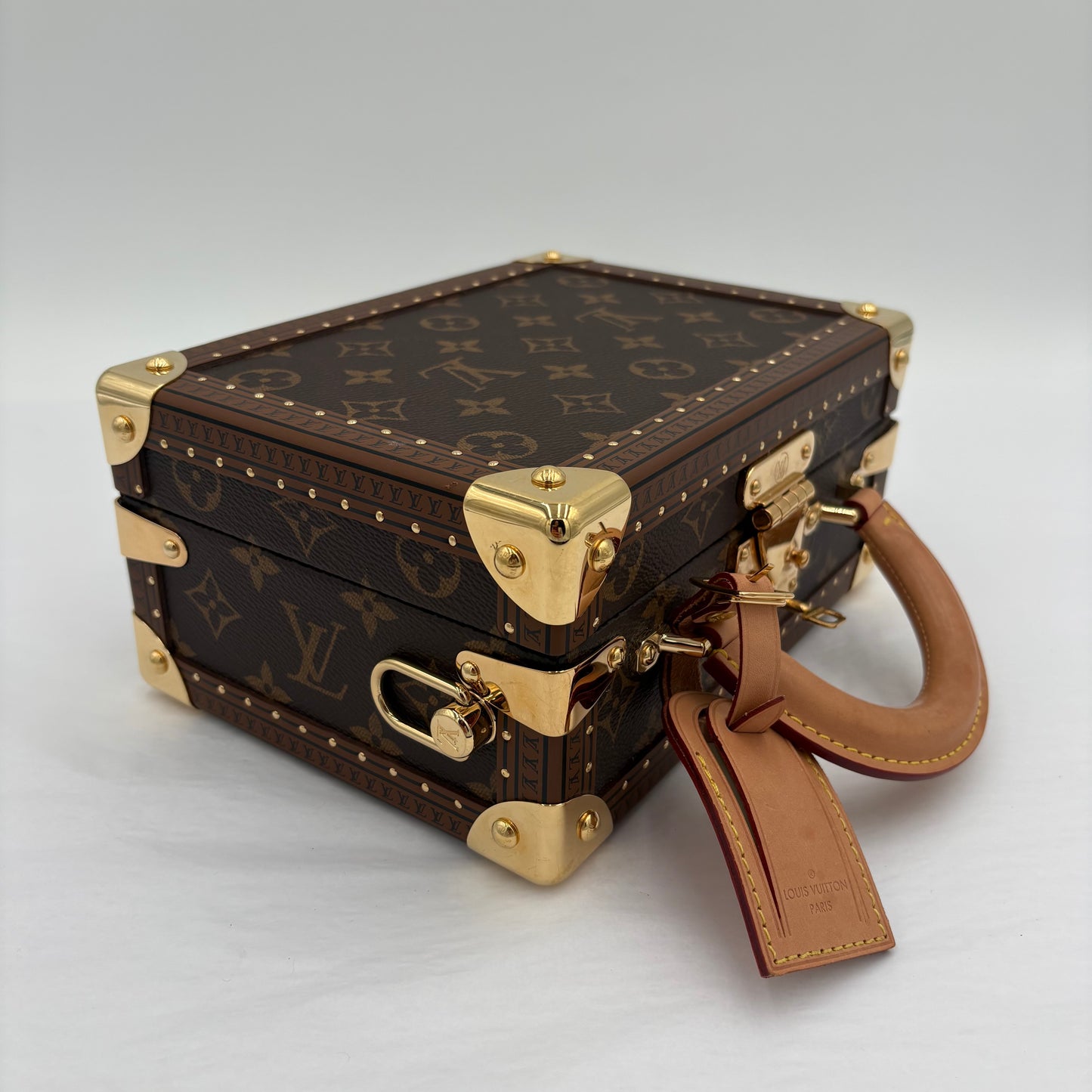 Louis Vuitton Petite Valise Monogram Trunk Purse