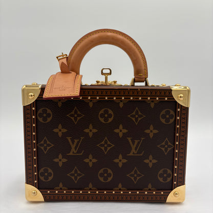 Louis Vuitton Petite Valise Monogram Trunk Purse