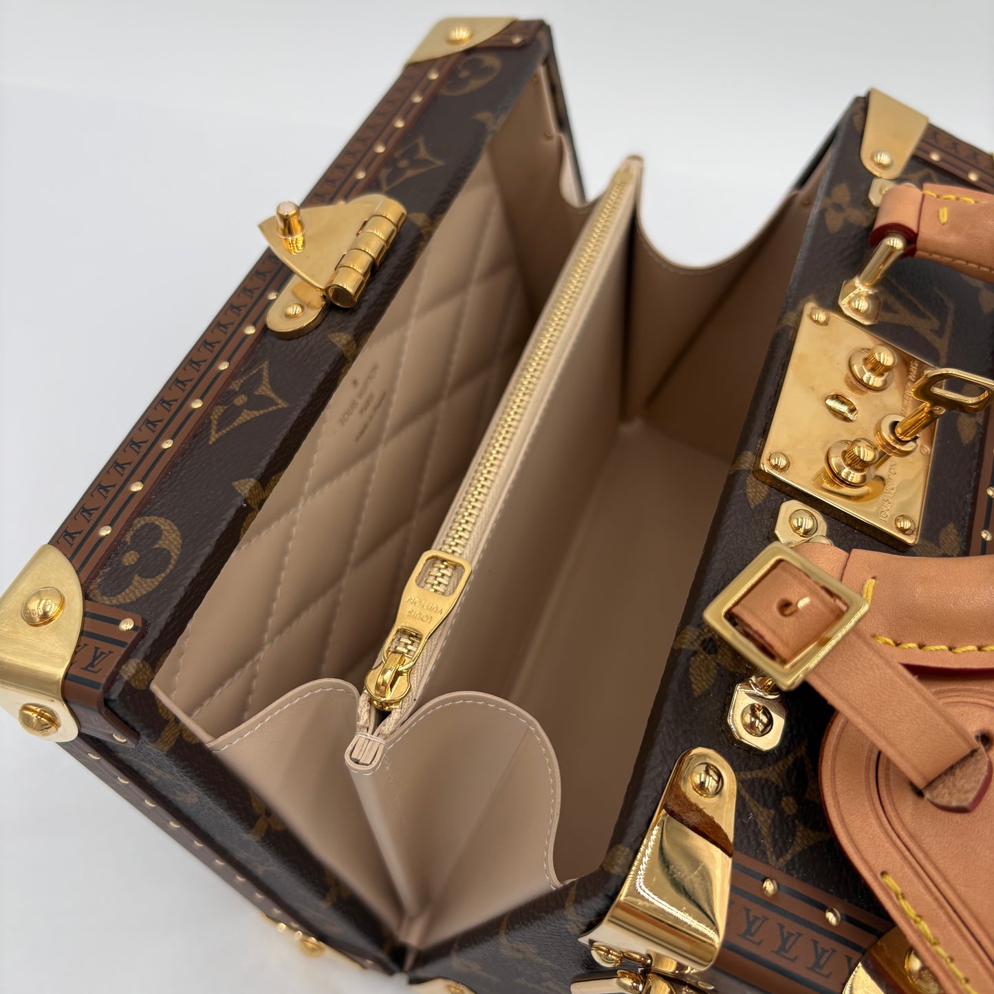 Louis Vuitton Petite Valise Monogram Trunk Purse