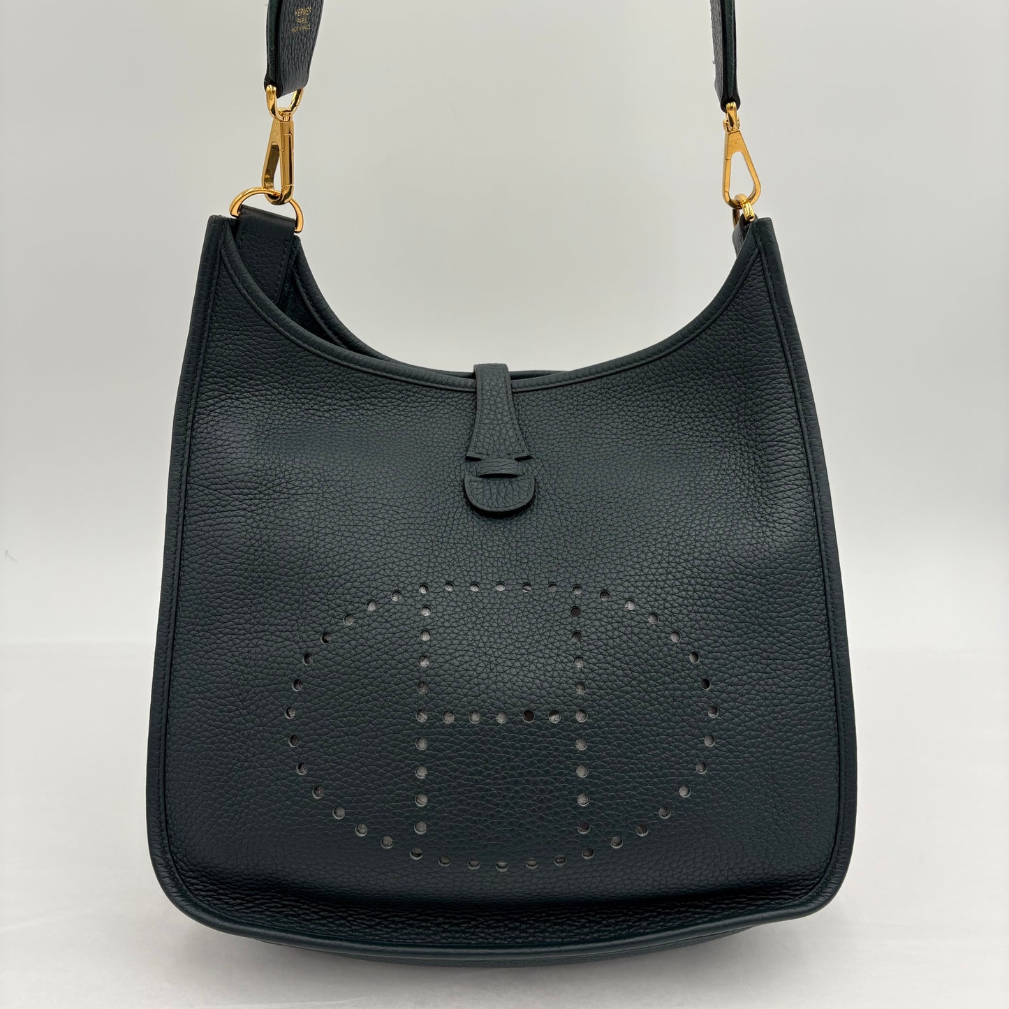 2021 Hermes Evelyne III Clemence GM Crossbody Bag