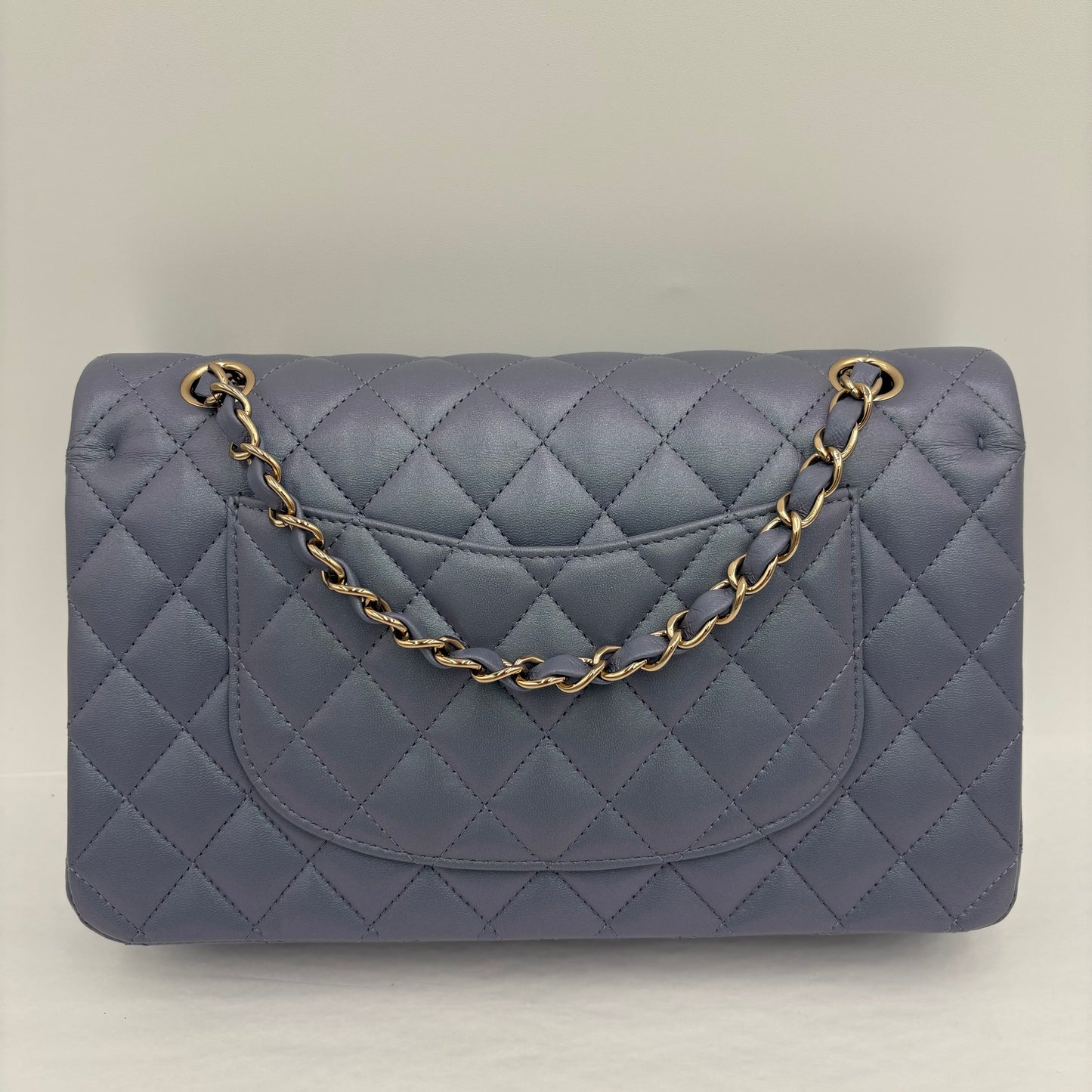 Chipped Chanel Quilted Lambskin Classic Double Flap