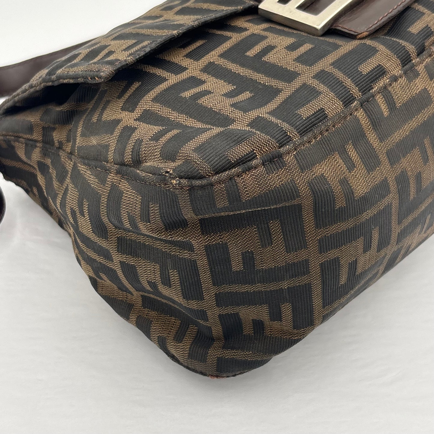Fendi Zucca FF Monogram Mama Baguette AsIs