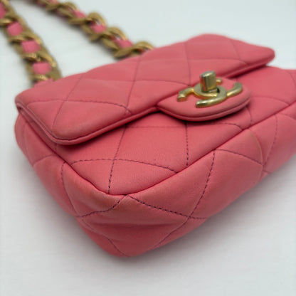 Chanel Lambskin Quilted Small CC Funky Town Flap