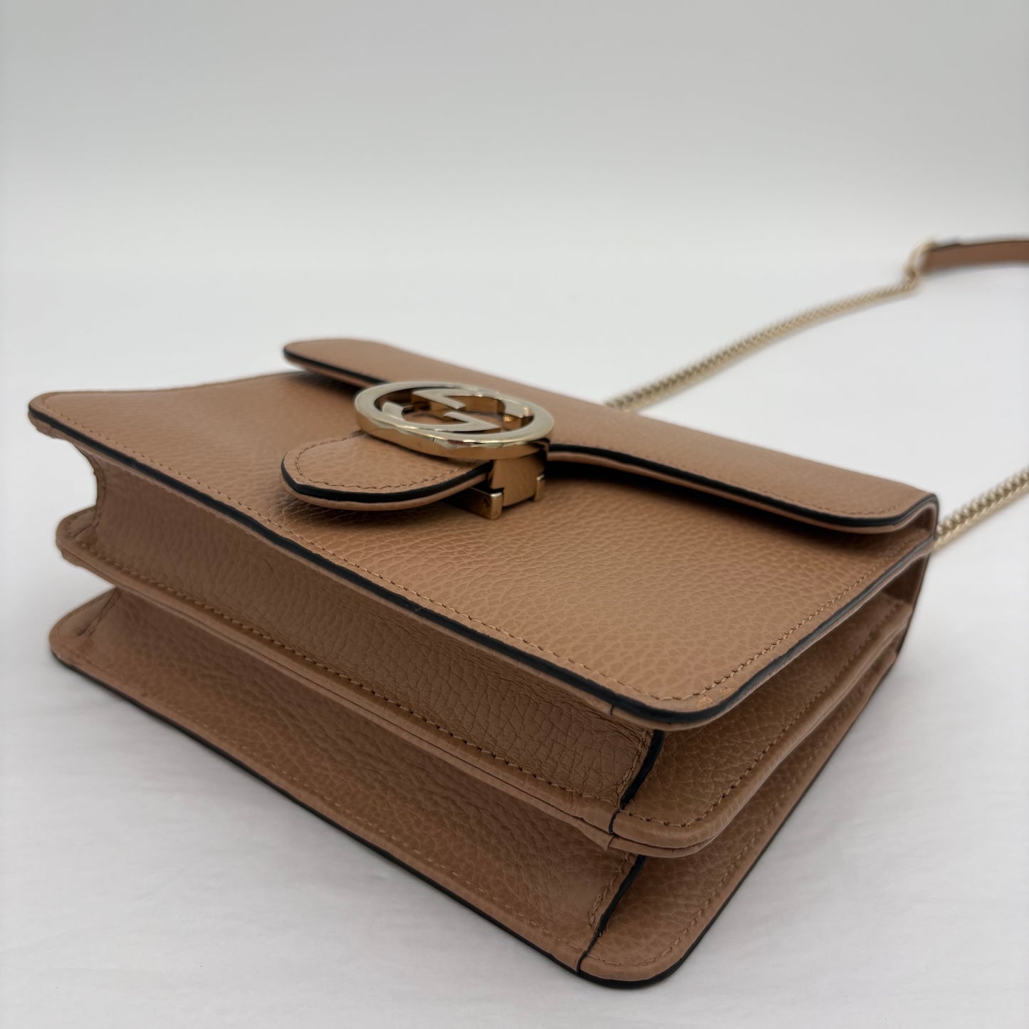 Gucci Dollar Calfskin Interlocking GG Crossbody