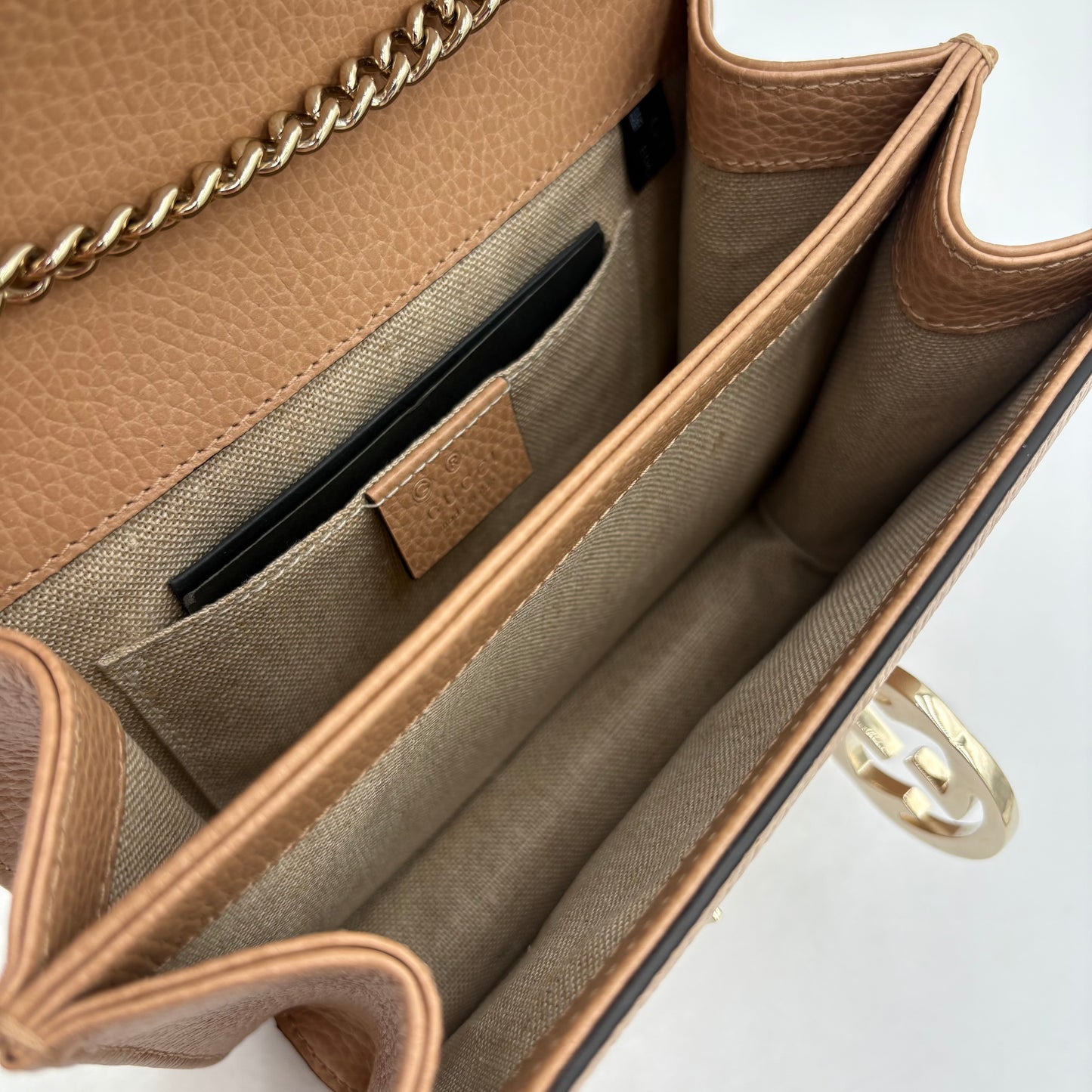 Gucci Dollar Calfskin Interlocking GG Crossbody