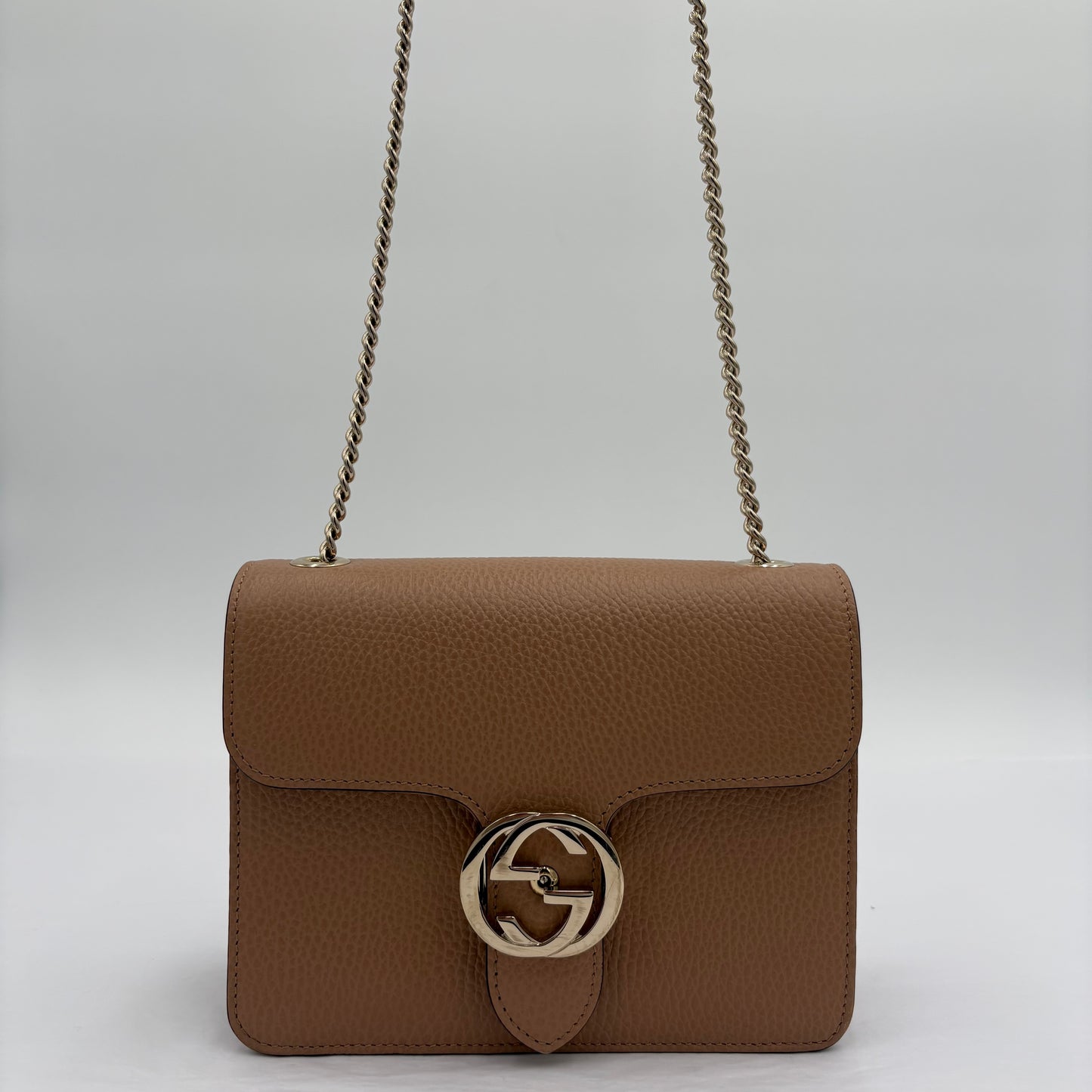 Gucci Dollar Calfskin Interlocking GG Crossbody