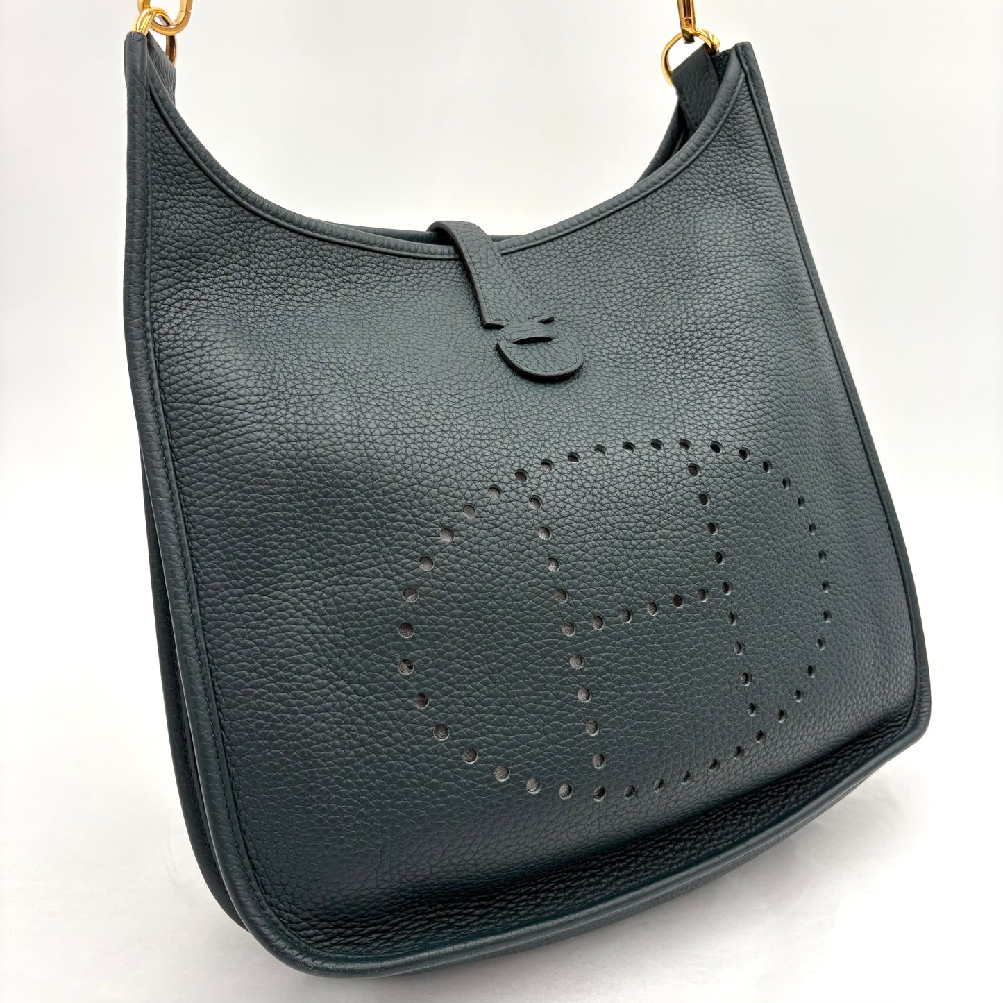 2021 Hermes Evelyne III Clemence GM Crossbody Bag