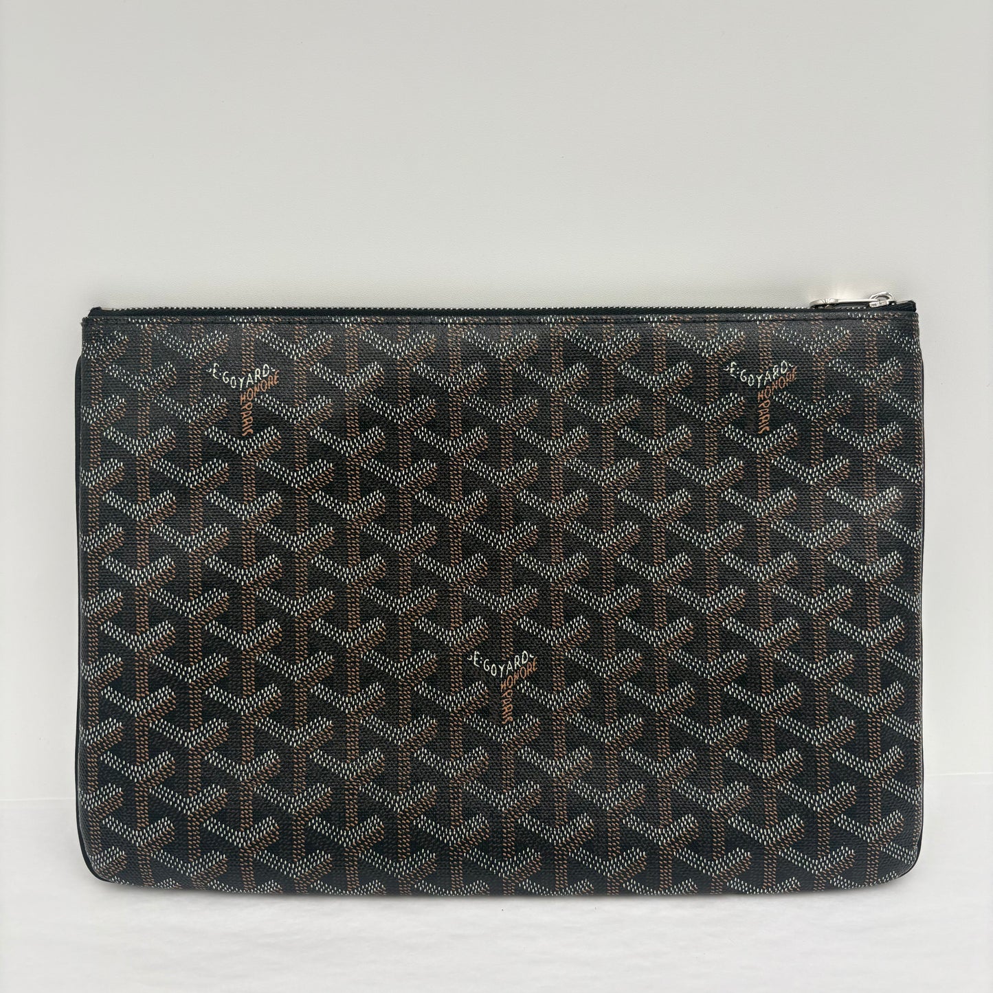 MIB Goyard Senat Zip Pouch Canvas GM
