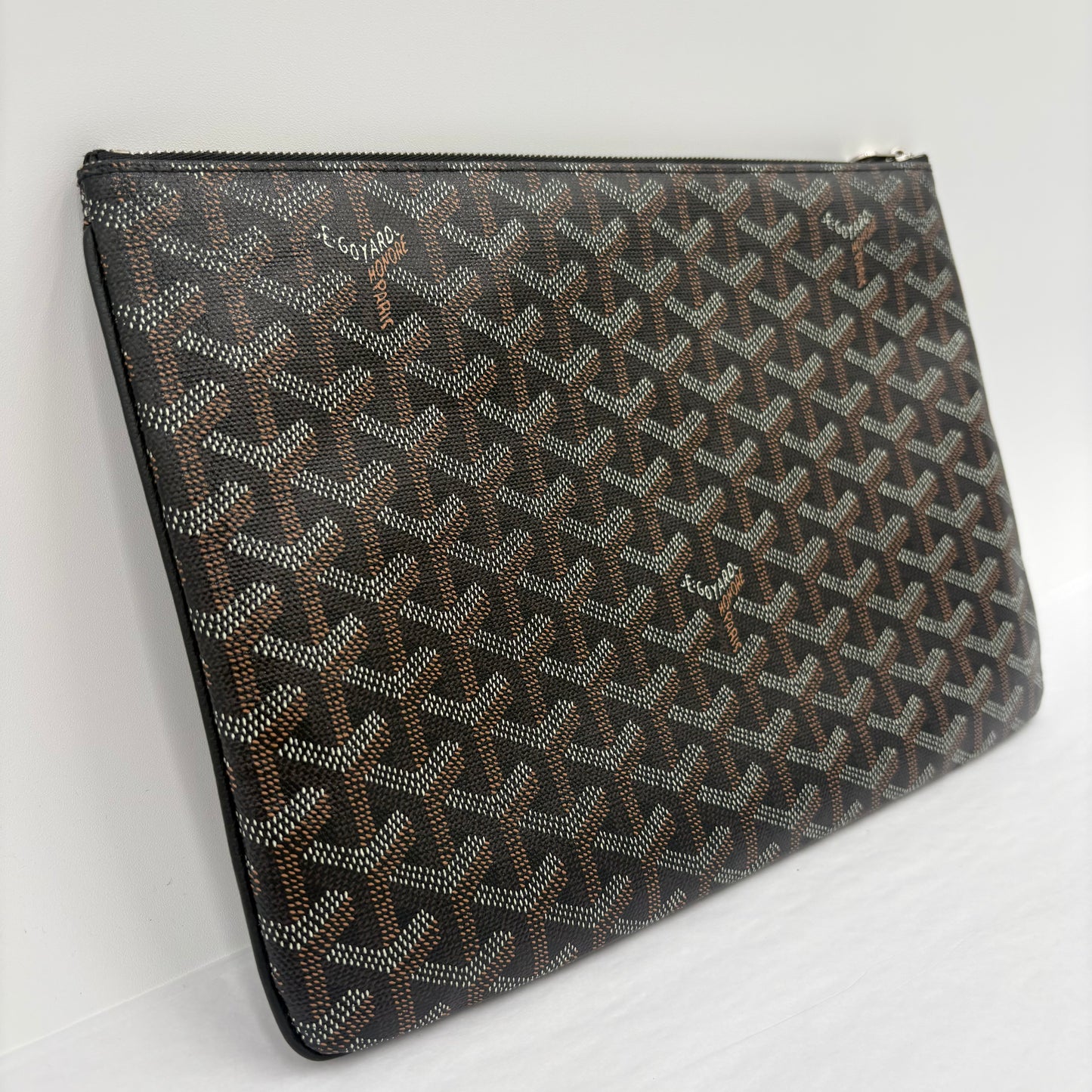 MIB Goyard Senat Zip Pouch Canvas GM