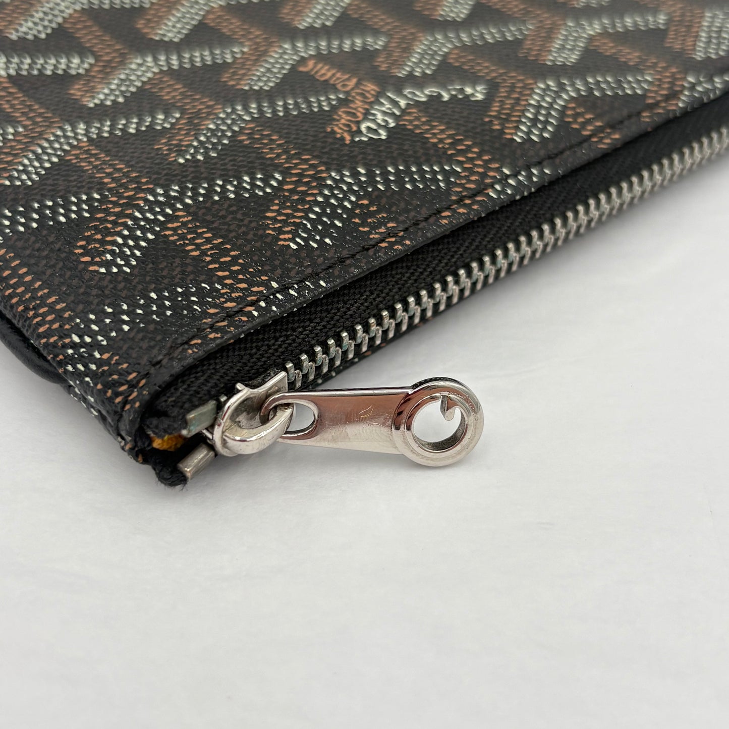 MIB Goyard Senat Zip Pouch Canvas GM