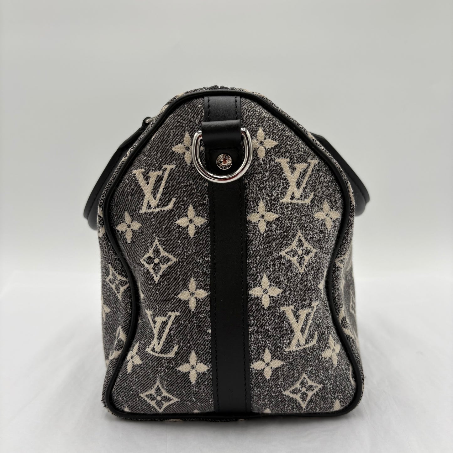 Louis Vuitton Jacquard Denim Speedy Bandouliere 25