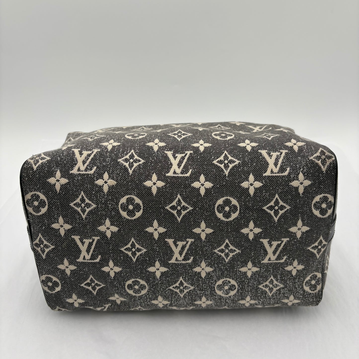 Louis Vuitton Jacquard Denim Speedy Bandouliere 25