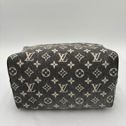 Louis Vuitton Jacquard Denim Speedy Bandouliere 25