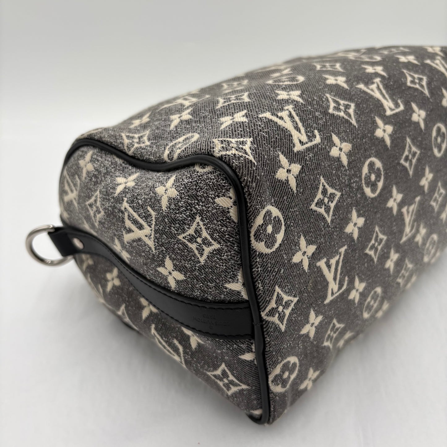 Louis Vuitton Jacquard Denim Speedy Bandouliere 25