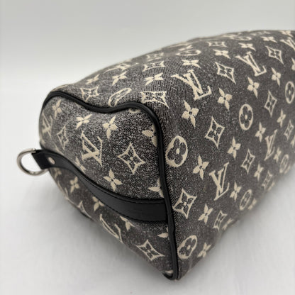 Louis Vuitton Jacquard Denim Speedy Bandouliere 25
