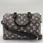 Louis Vuitton Jacquard Denim Speedy Bandouliere 25