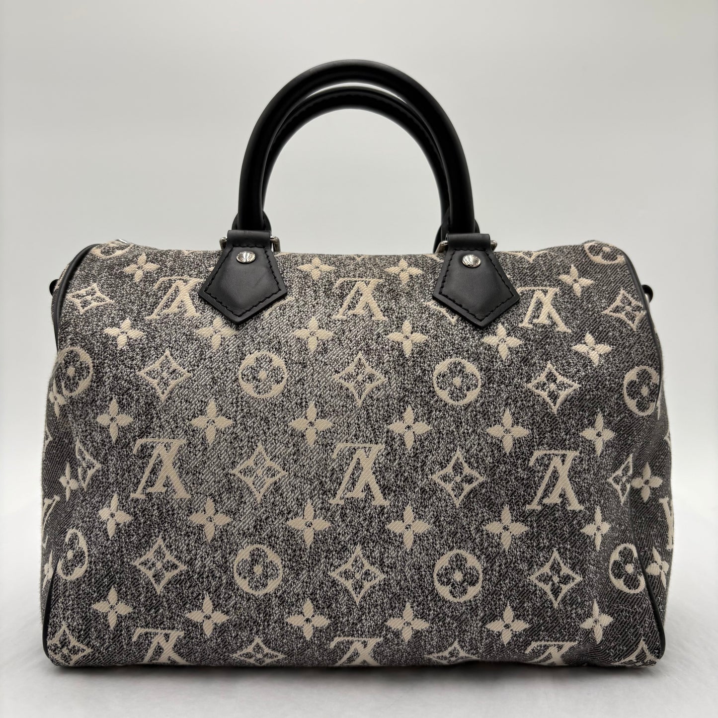 Louis Vuitton Jacquard Denim Speedy Bandouliere 25