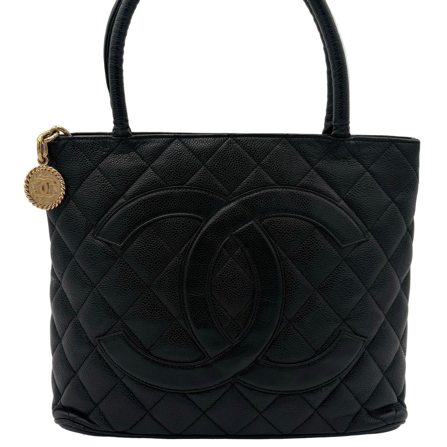 2008/09 Chanel Medallion Tote Black/Gold