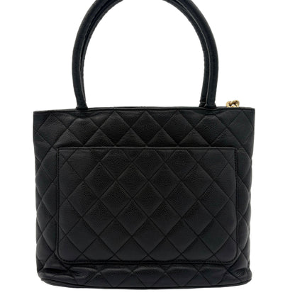 2008/09 Chanel Medallion Tote Black/Gold