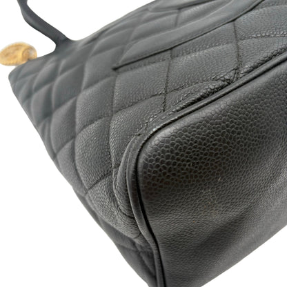 2008/09 Chanel Medallion Tote Black/Gold